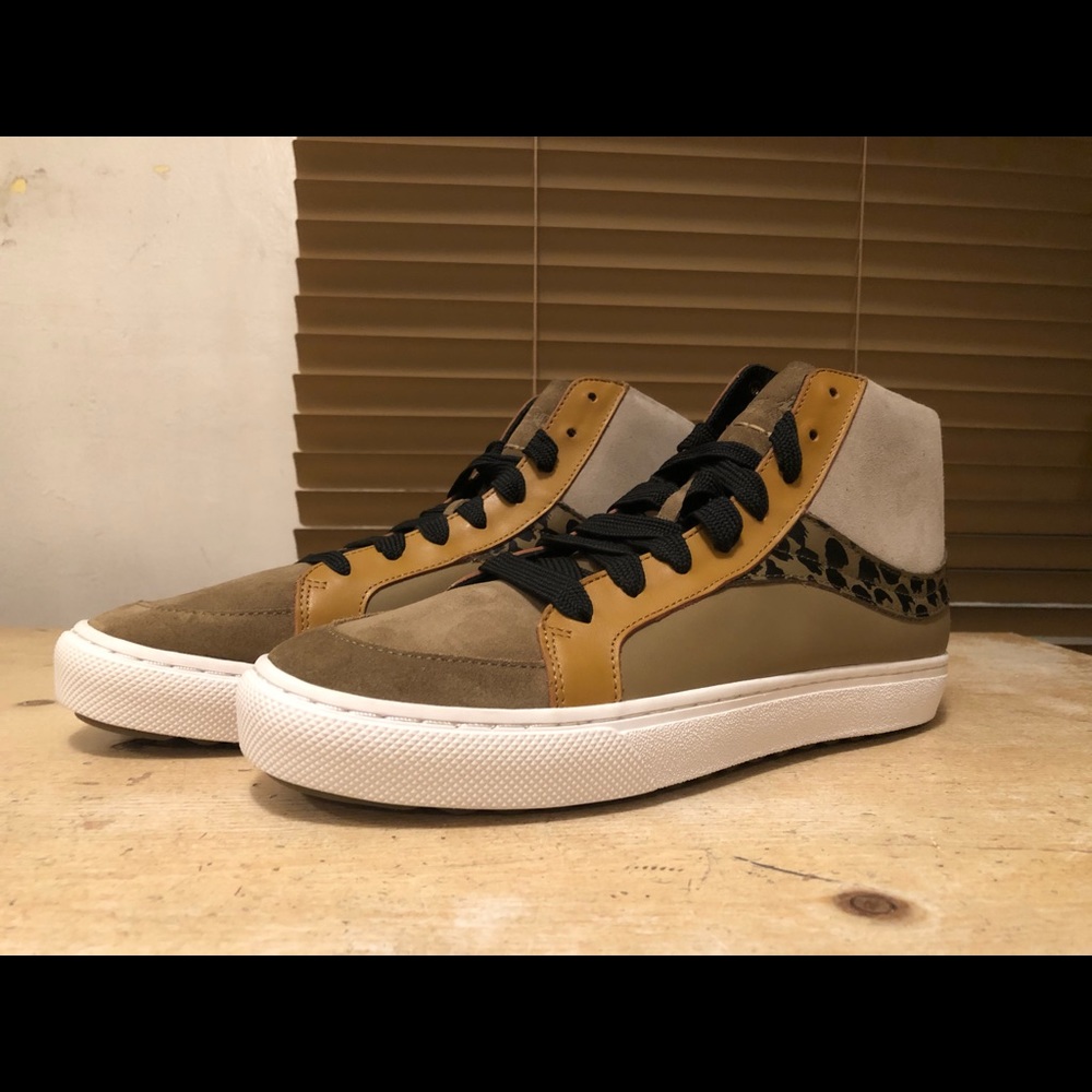 COACH Suede High Top Sneakers G1420 Men's 9.5D